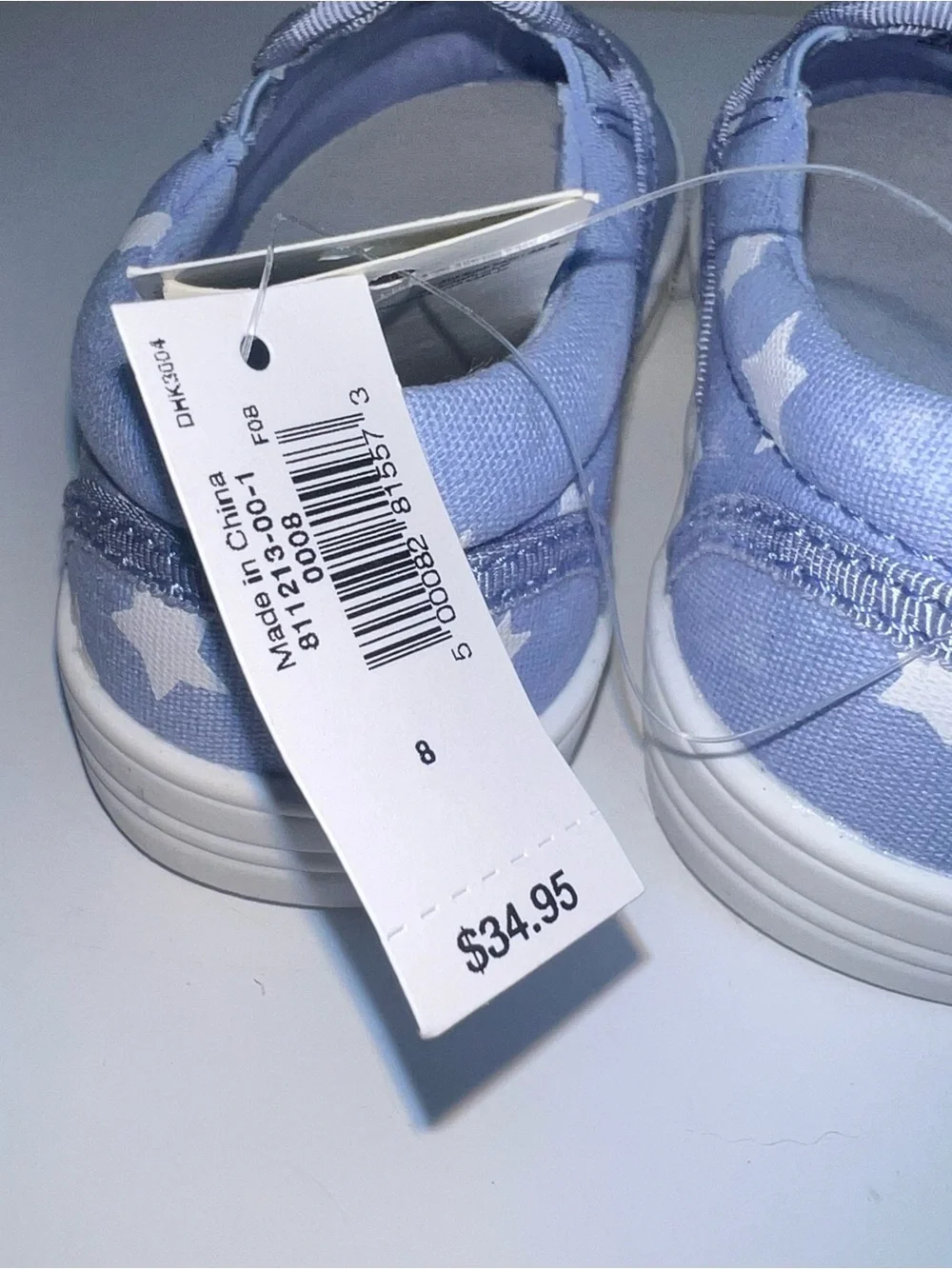 GAP Kids' Slip-On Star Print Shoes in Light Blue